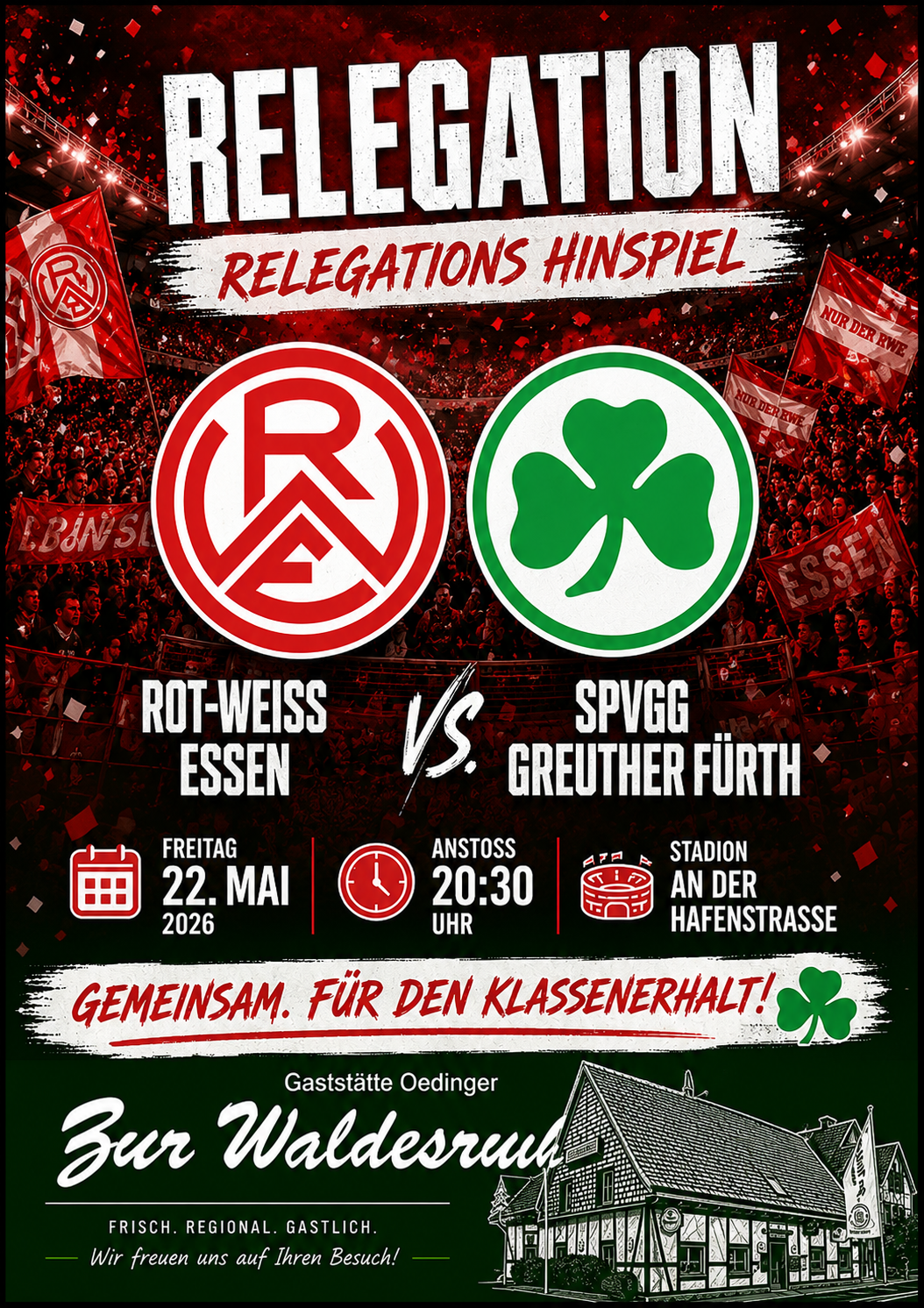Relegations Hinspiel 2 Liga