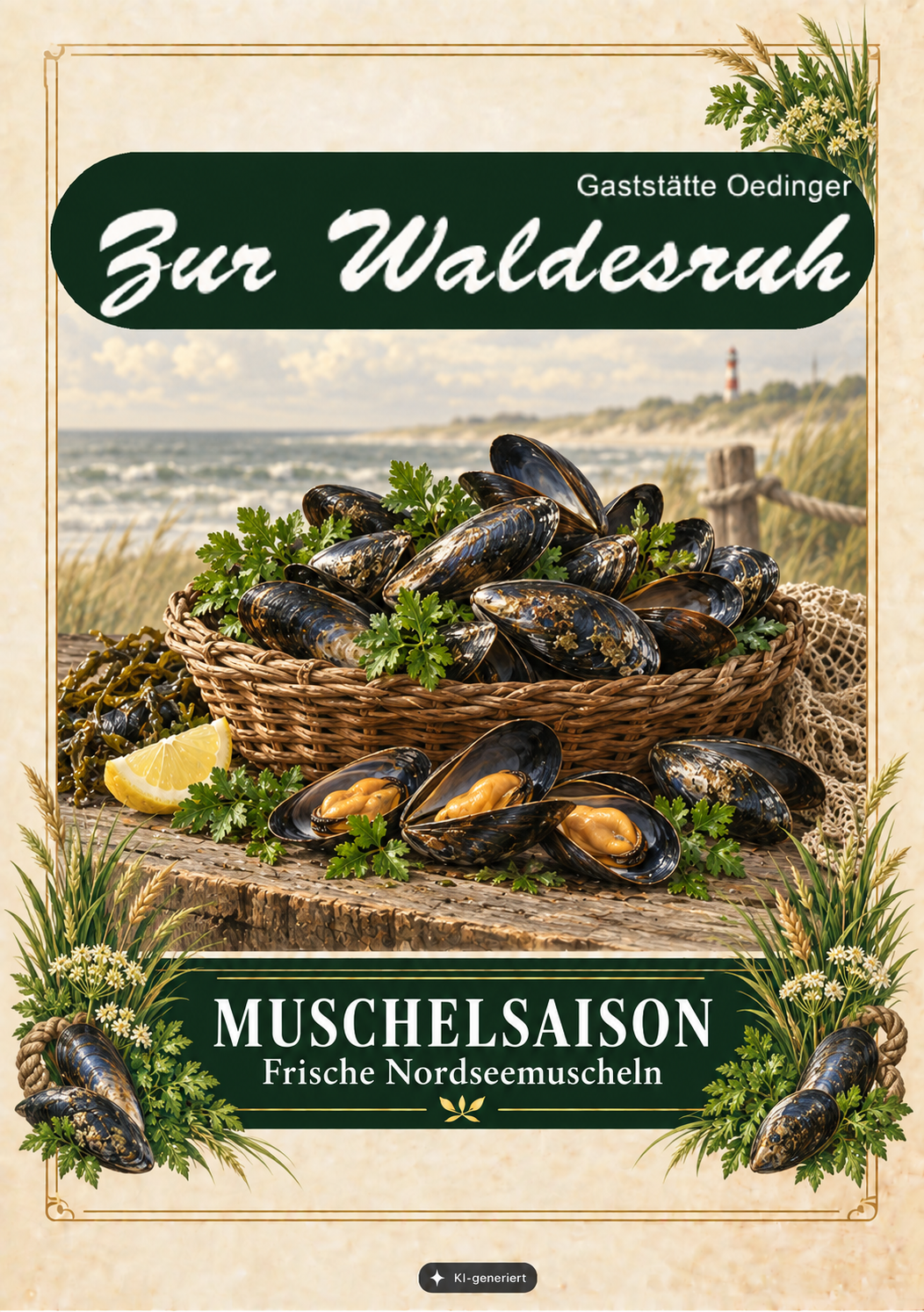 Nordsee-Muscheln