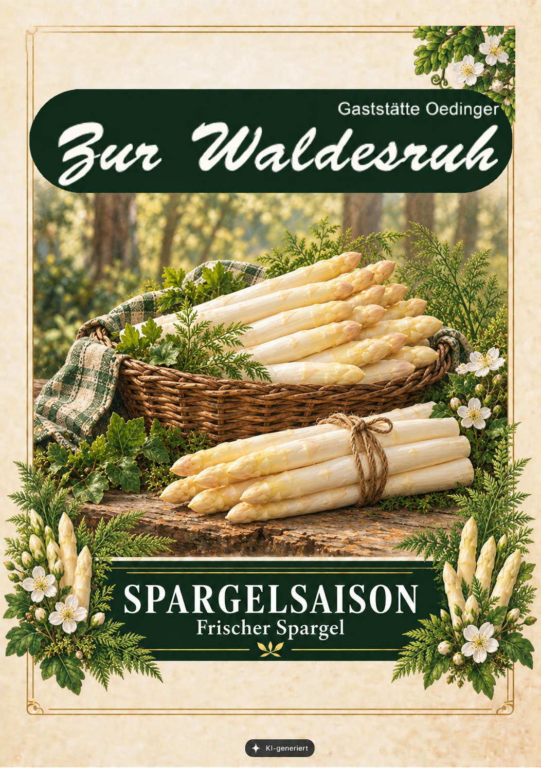 Frischer Spargel bei Oedinger